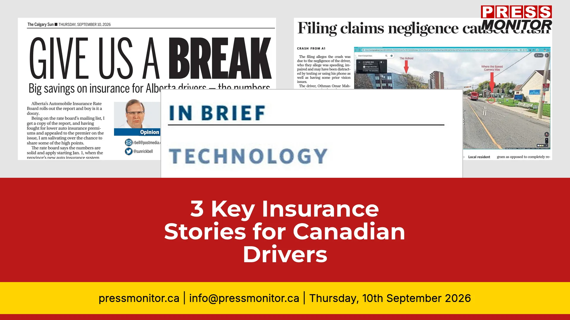 3 Key Insurance Stories for Canadian Drivers