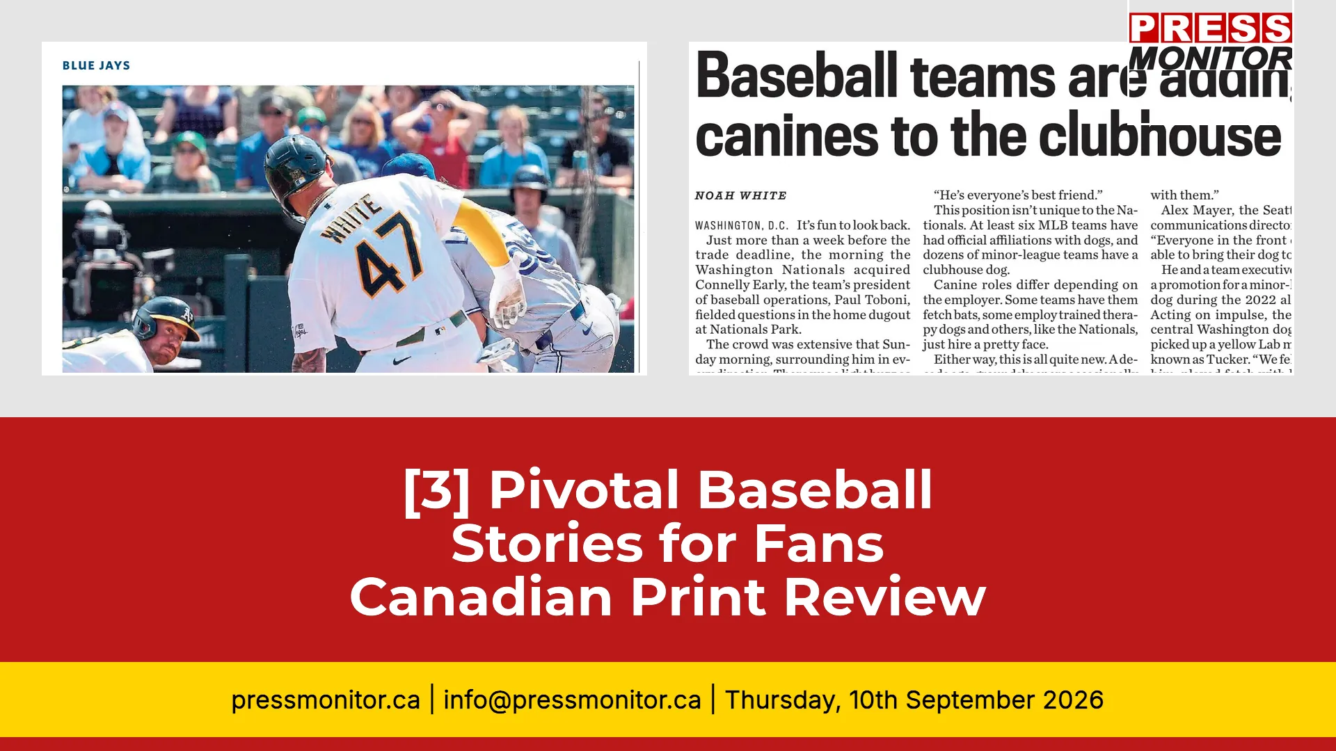 [3] Pivotal Baseball Stories for Fans