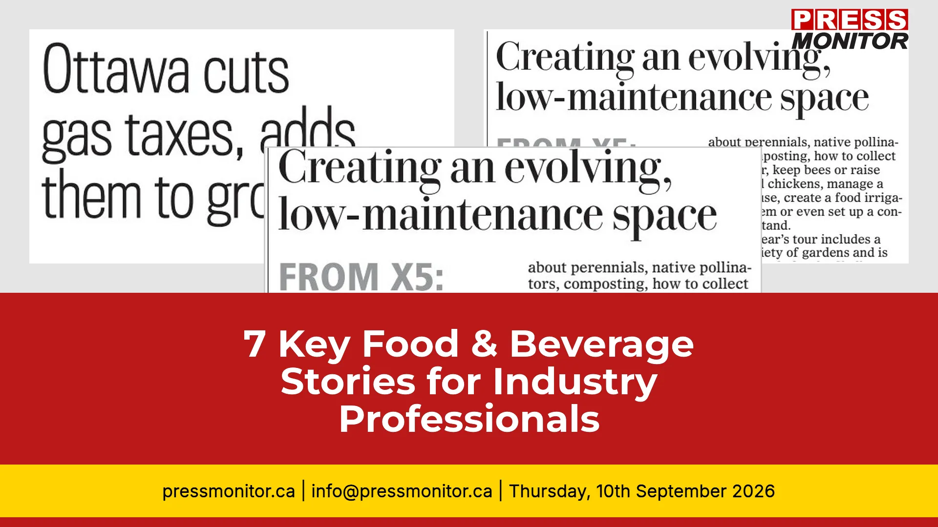 [7] Key Food & Beverage Stories for Industry Professionals