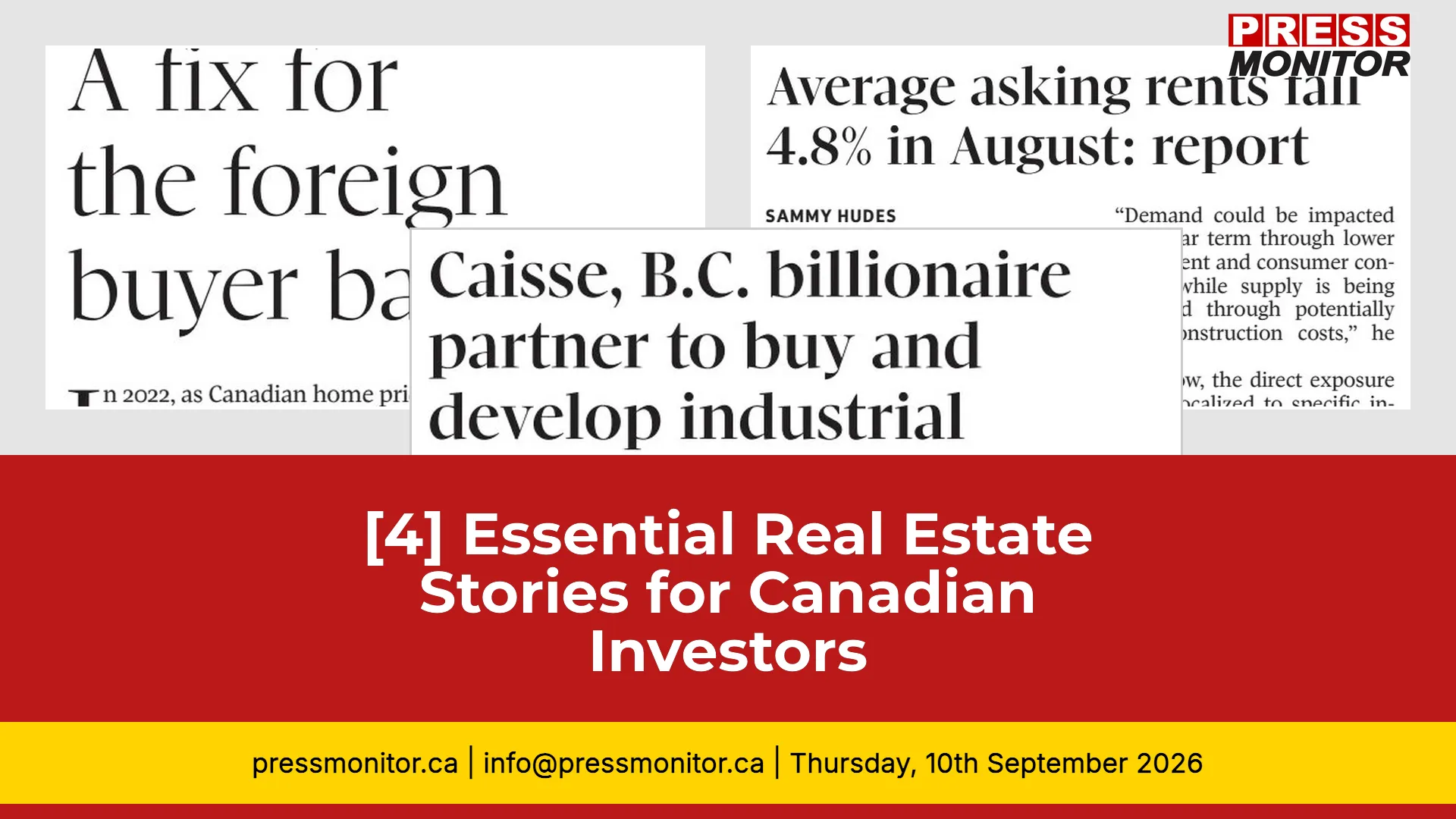 [4] Essential Real Estate Stories for Canadian Investors