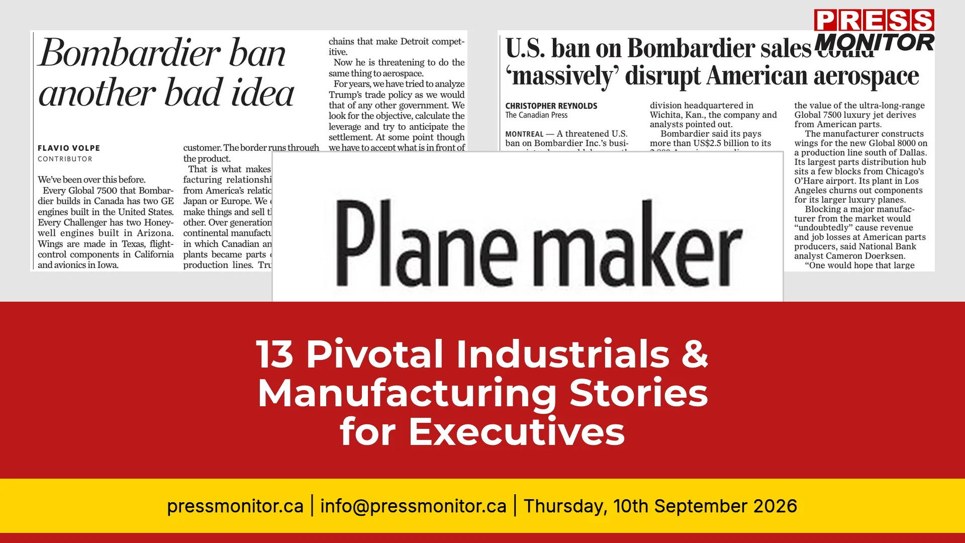 13 Pivotal Industrials & Manufacturing Stories for Executives