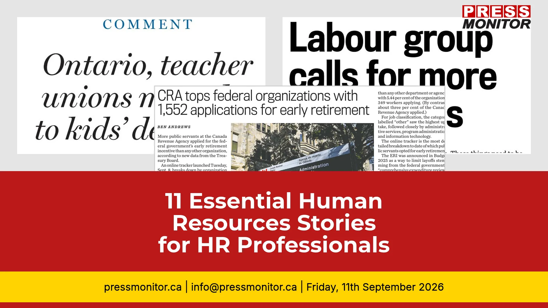 [11] Essential Human Resources Stories for HR Professionals