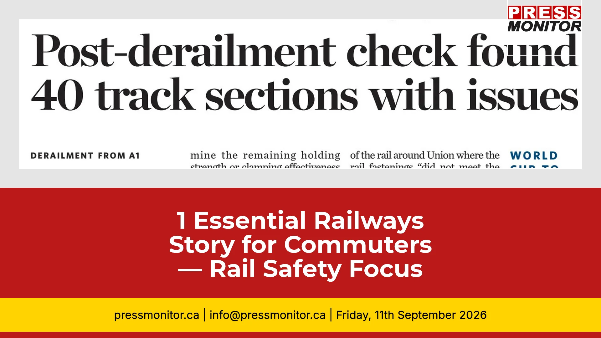 [1] Essential Railways Story for Commuters