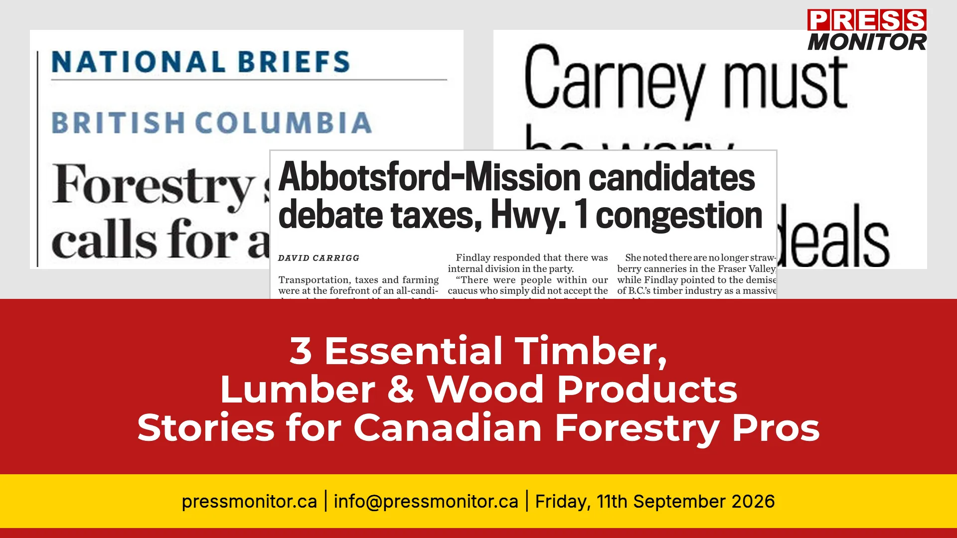 3 Essential Timber, Lumber & Wood Products Stories for Canadian Forestry Pros