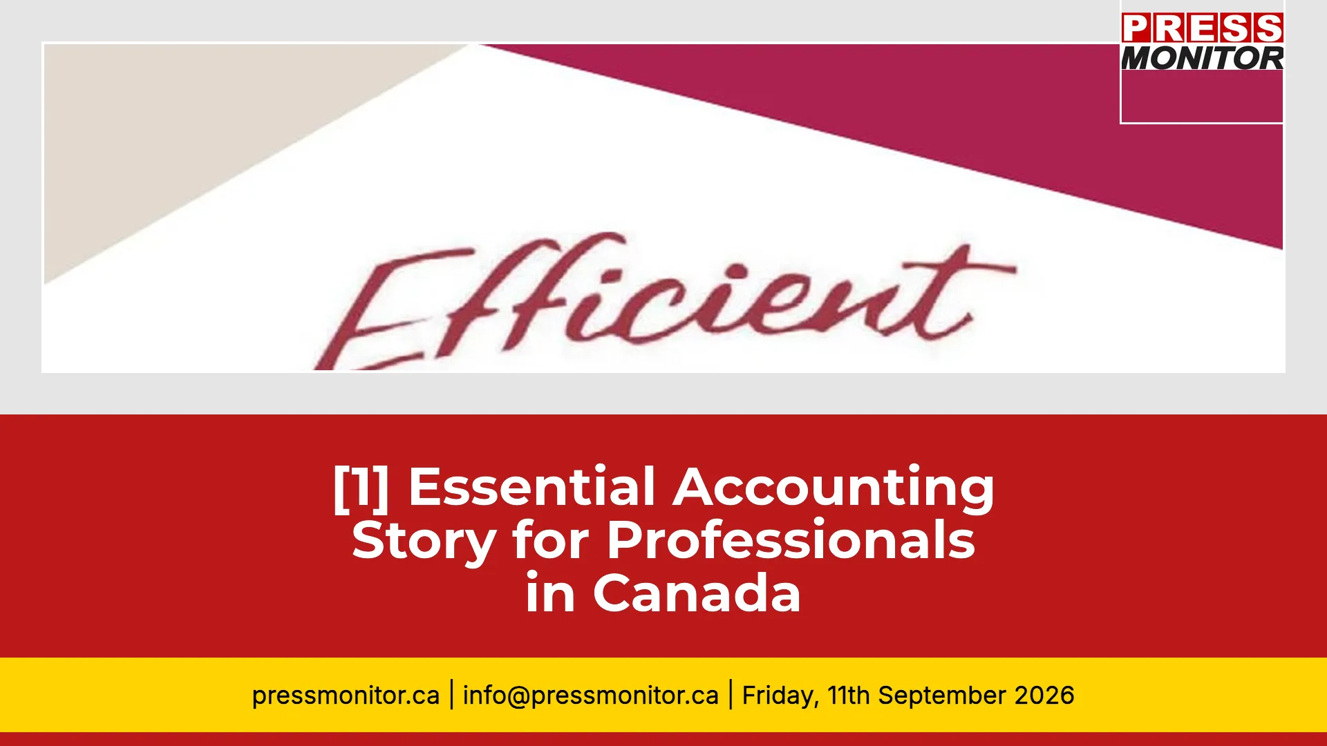 [1] Essential Accounting Story for Professionals