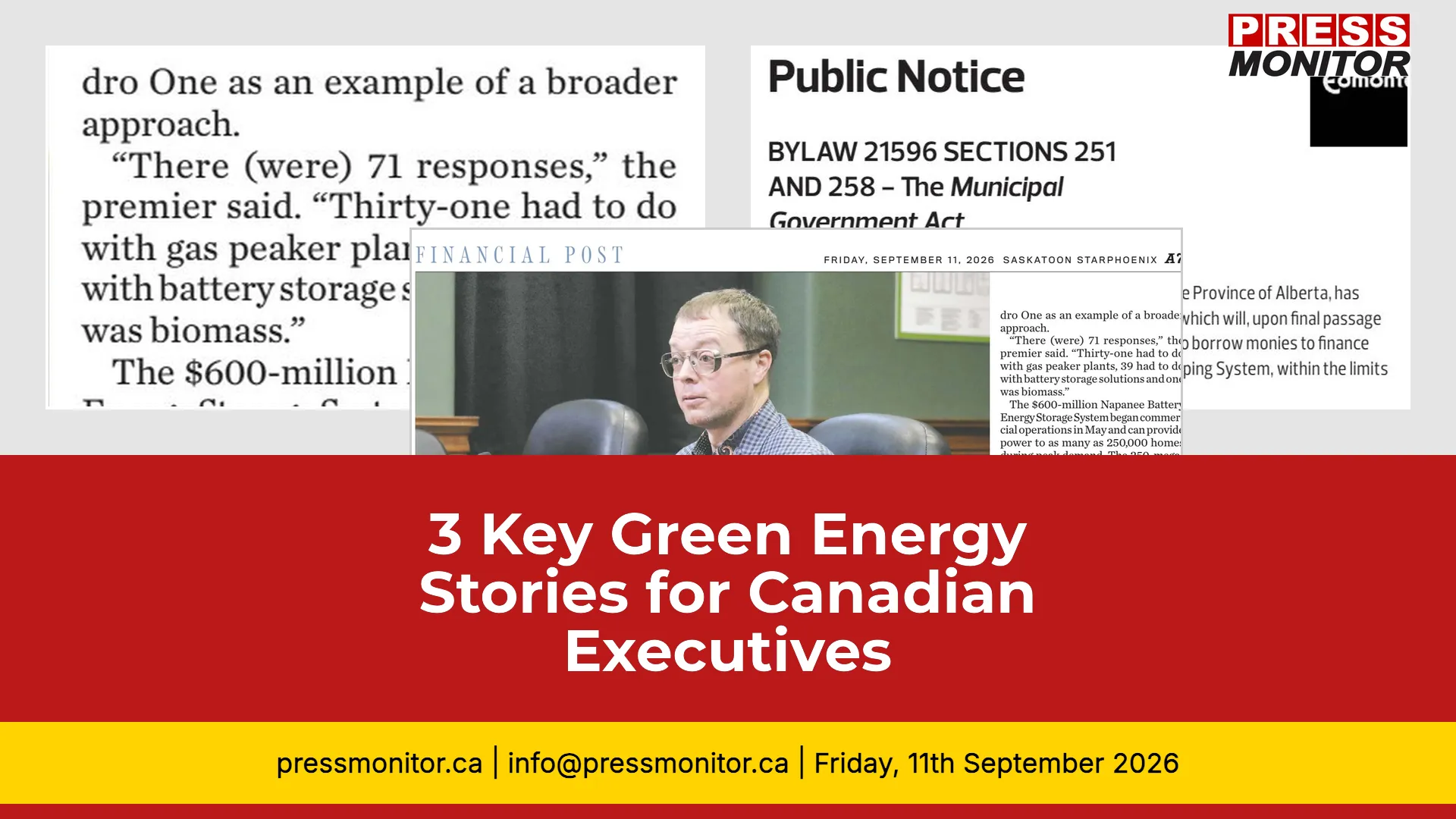 [3] Key Green Energy Stories for Canadian Executives