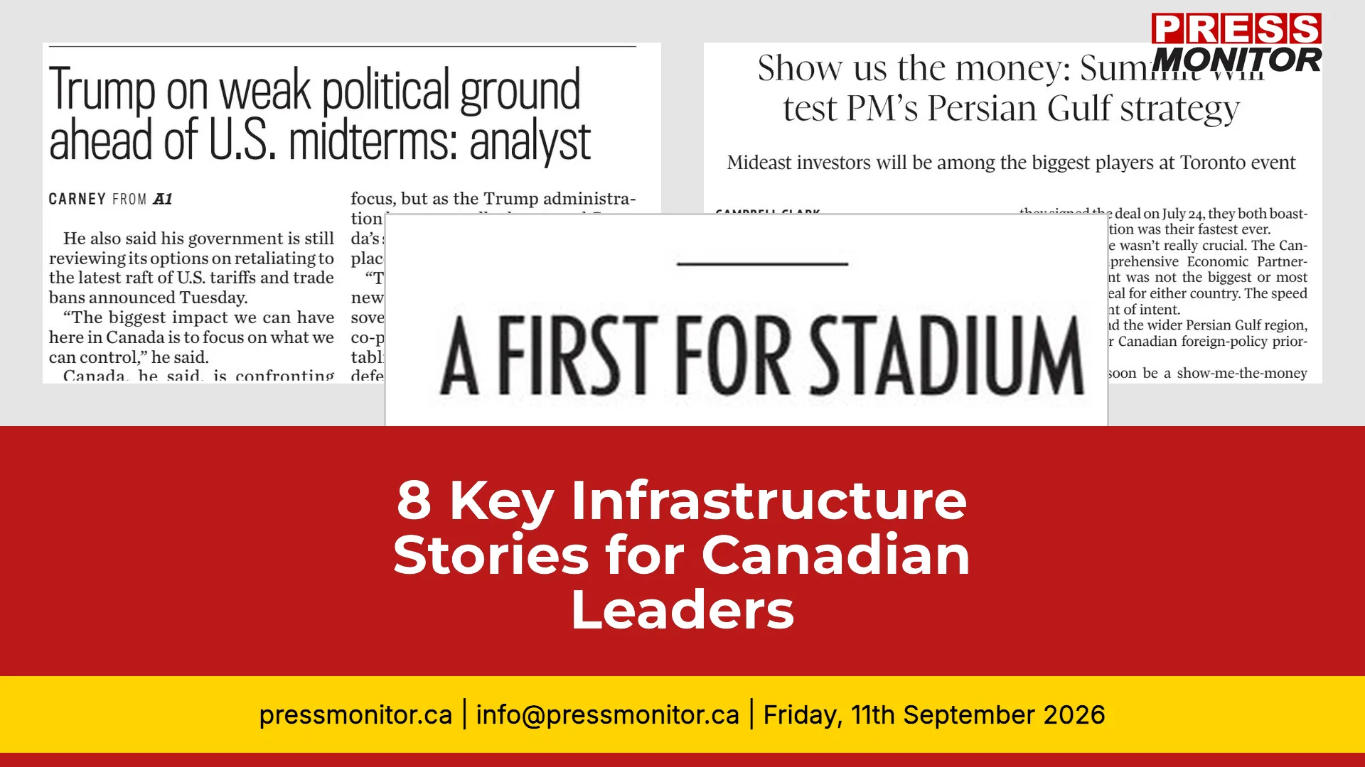 [8] Key Infrastructure Stories for Canadian Leaders