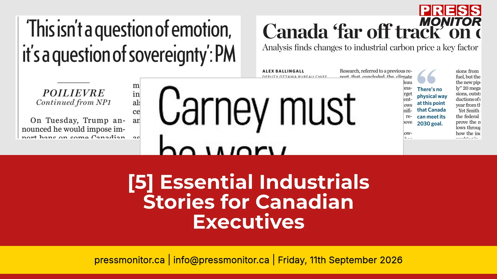 [5] Essential Industrials Stories for Canadian Executives