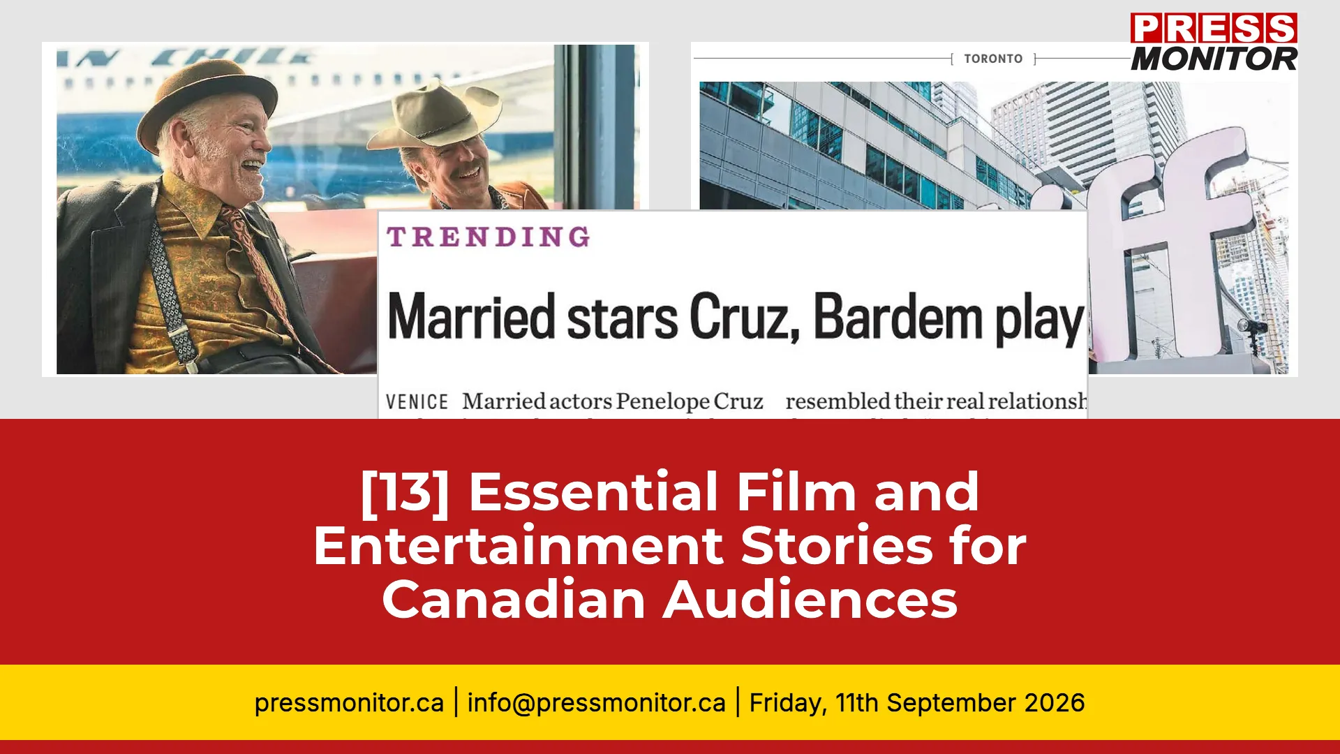 [13] Essential Film and Entertainment Stories for Canadian Audiences