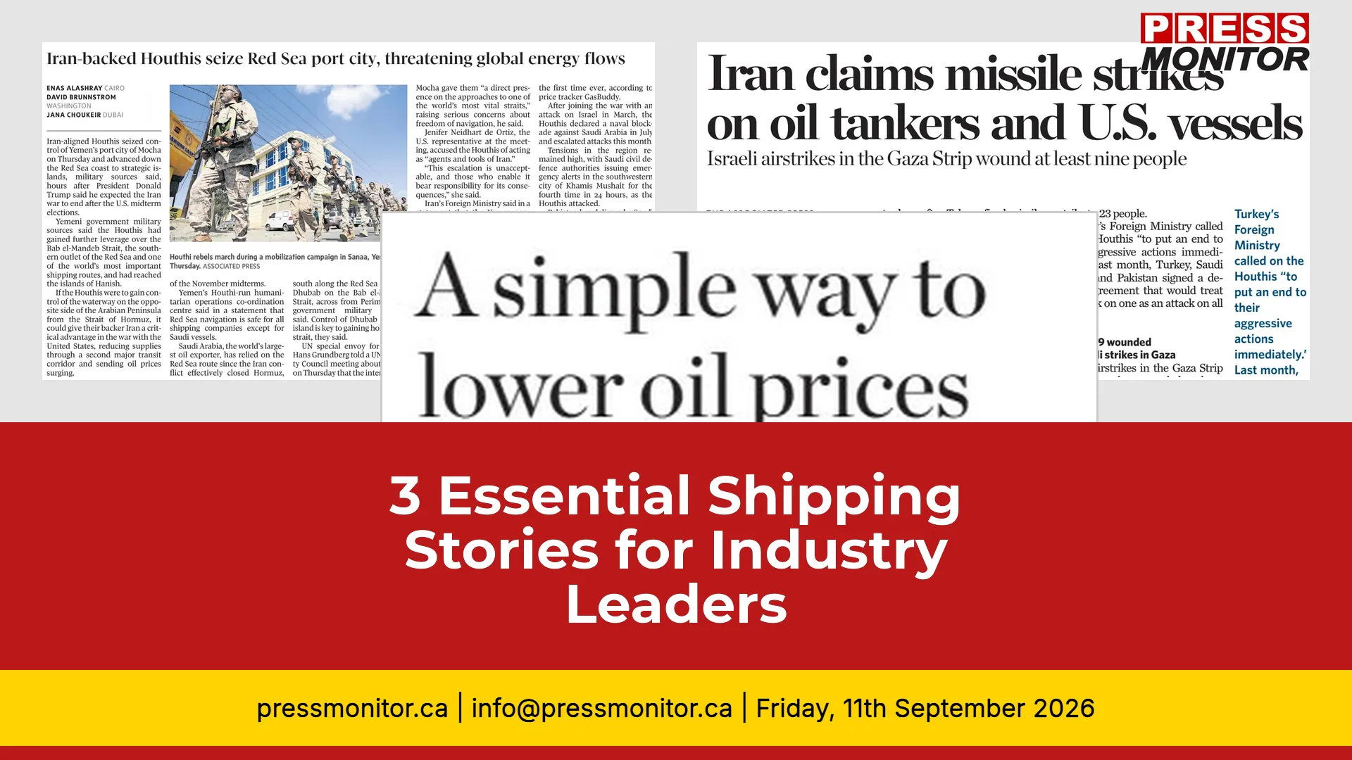 3 Essential Shipping Stories for Industry Leaders