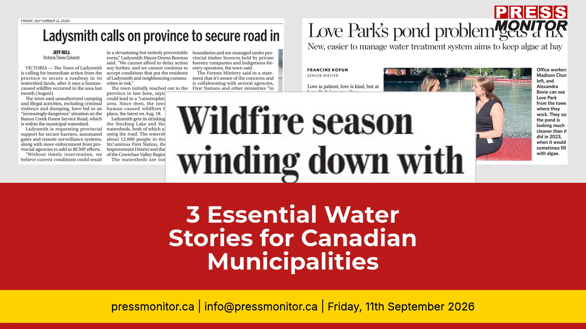 3 Essential Water Stories for Canadian Municipalities
