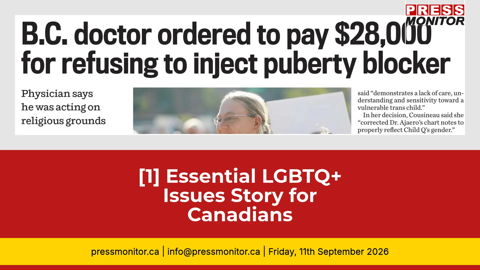 [1] Essential LGBTQ+ Issues Story for Canadians
