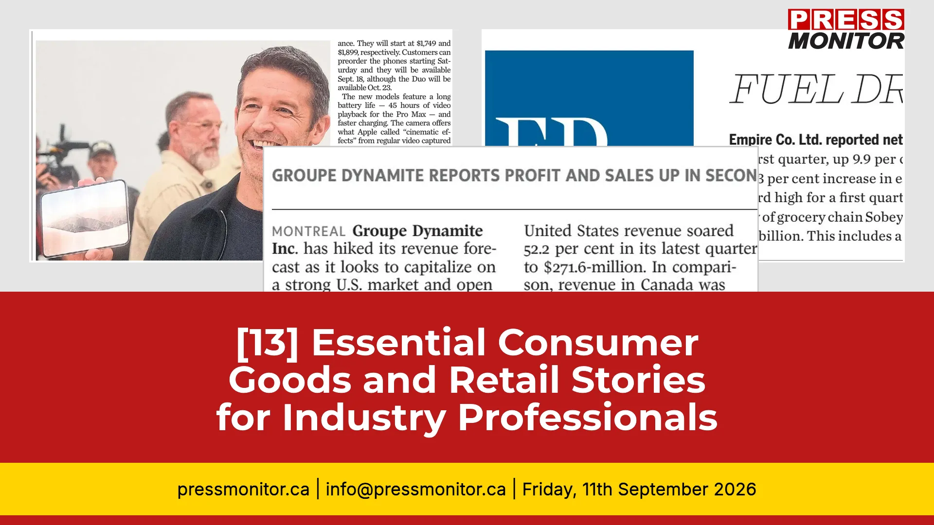 [13] Essential Consumer Goods and Retail Stories for Industry Professionals