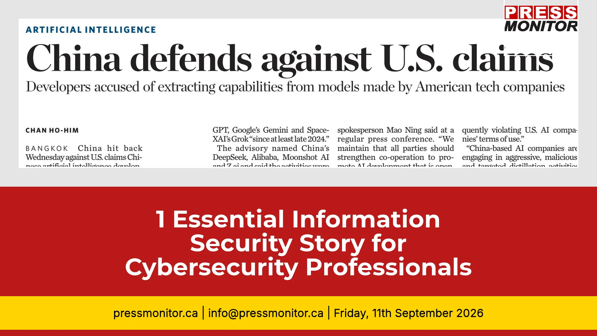 1 Essential Information Security Story for Cybersecurity Professionals