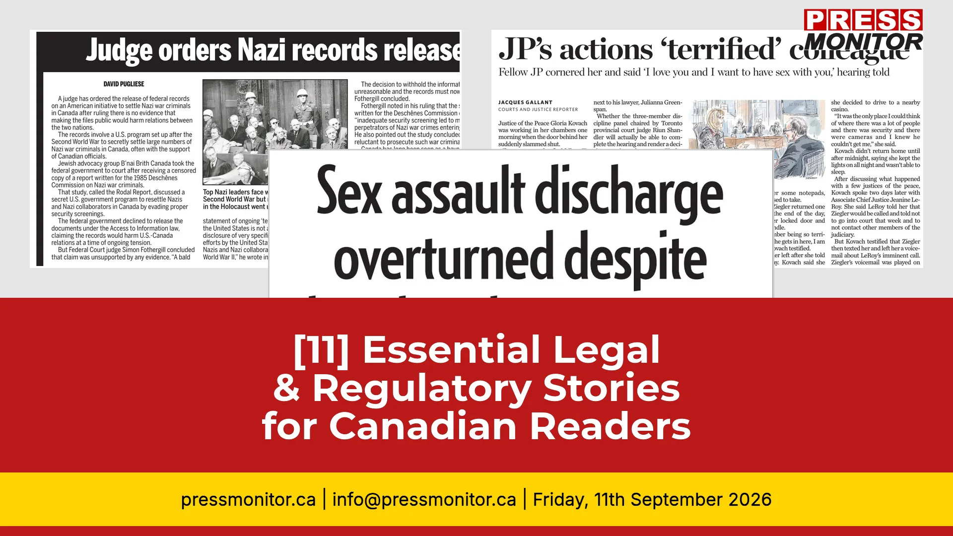 [11] Essential Legal & Regulatory Stories for Canadian Readers
