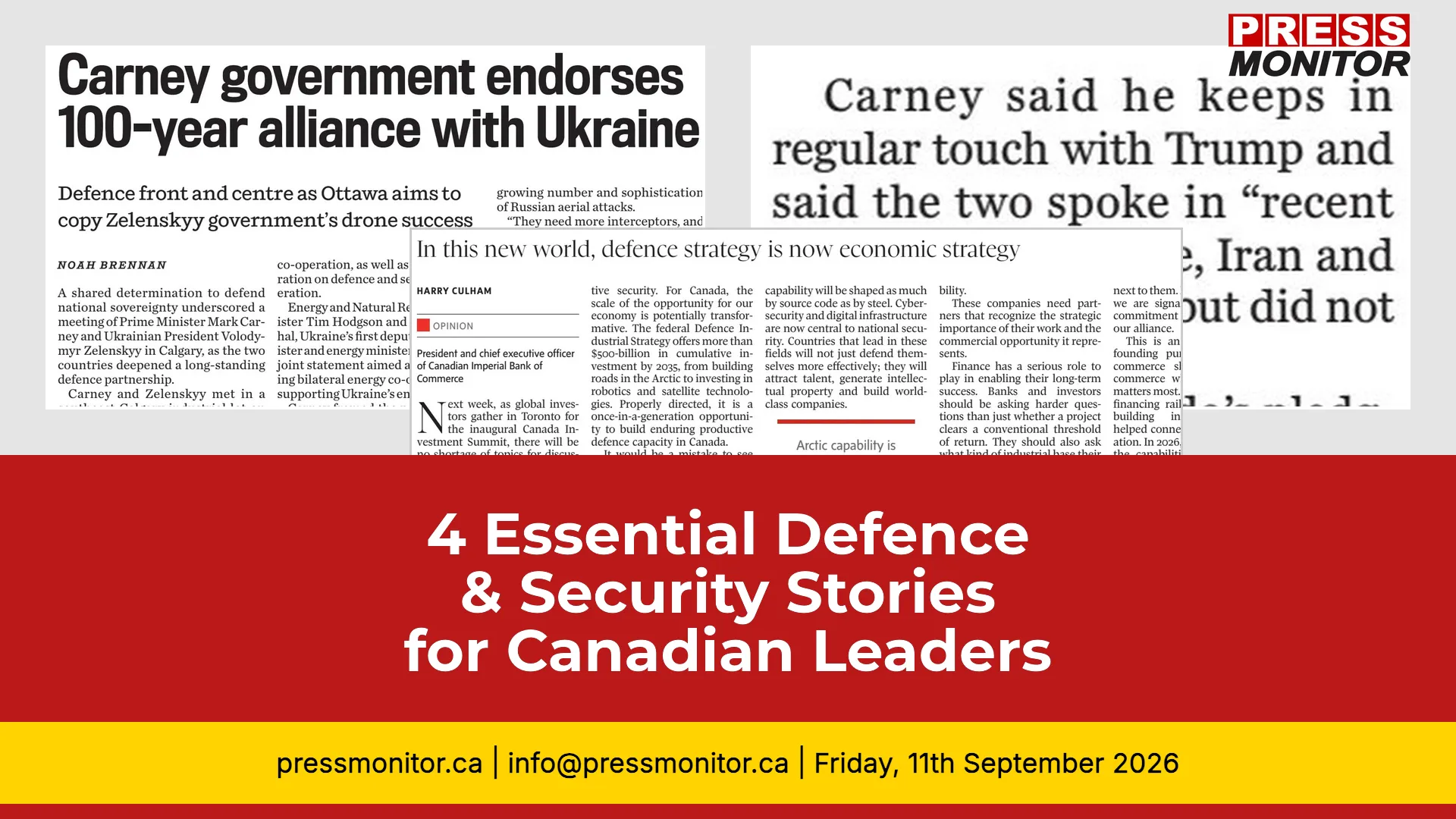 4 Essential Defence & Security Stories for Canadian Leaders