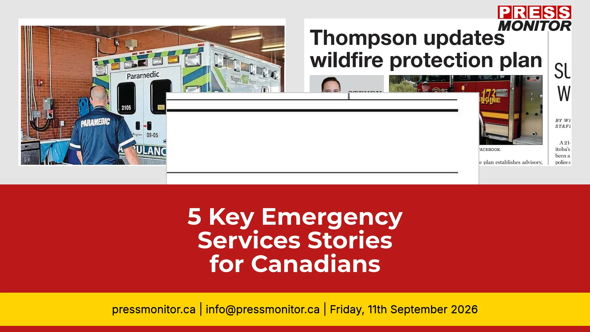 [5] Key Emergency Services Stories for Canadians
