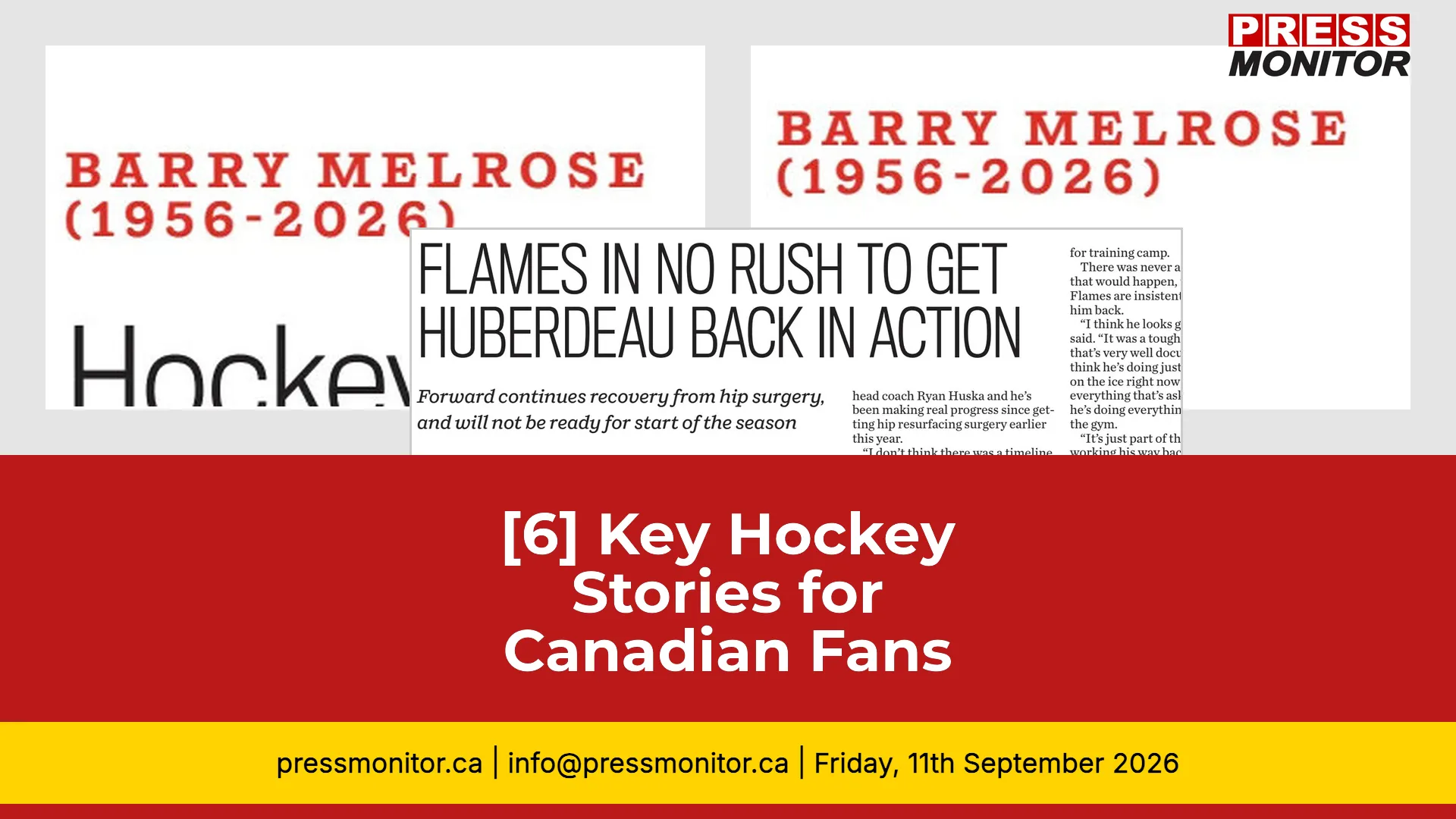 [6] Key Hockey Stories for Canadian Fans