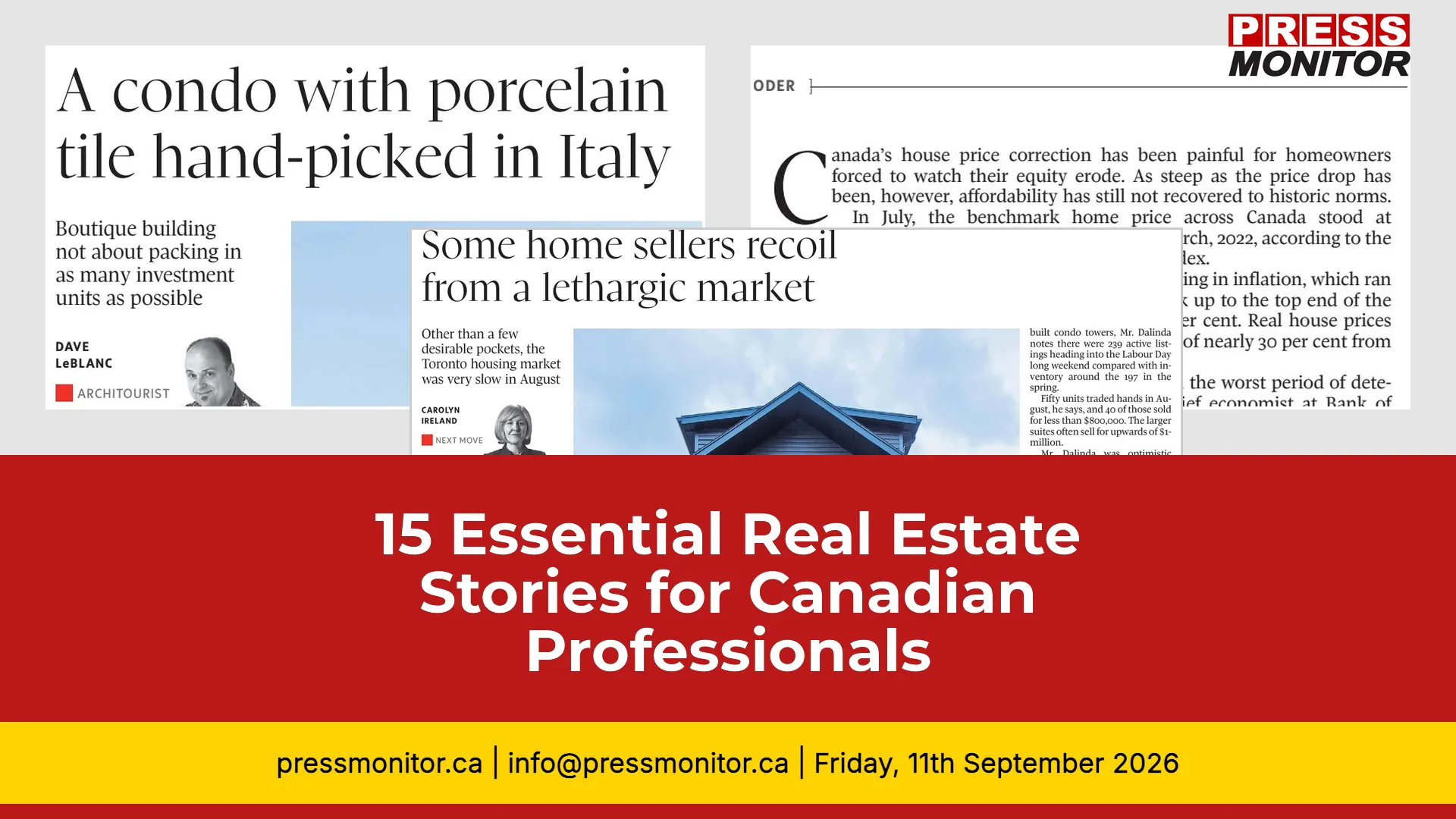 [15] Essential Real Estate Stories for Canadian Professionals