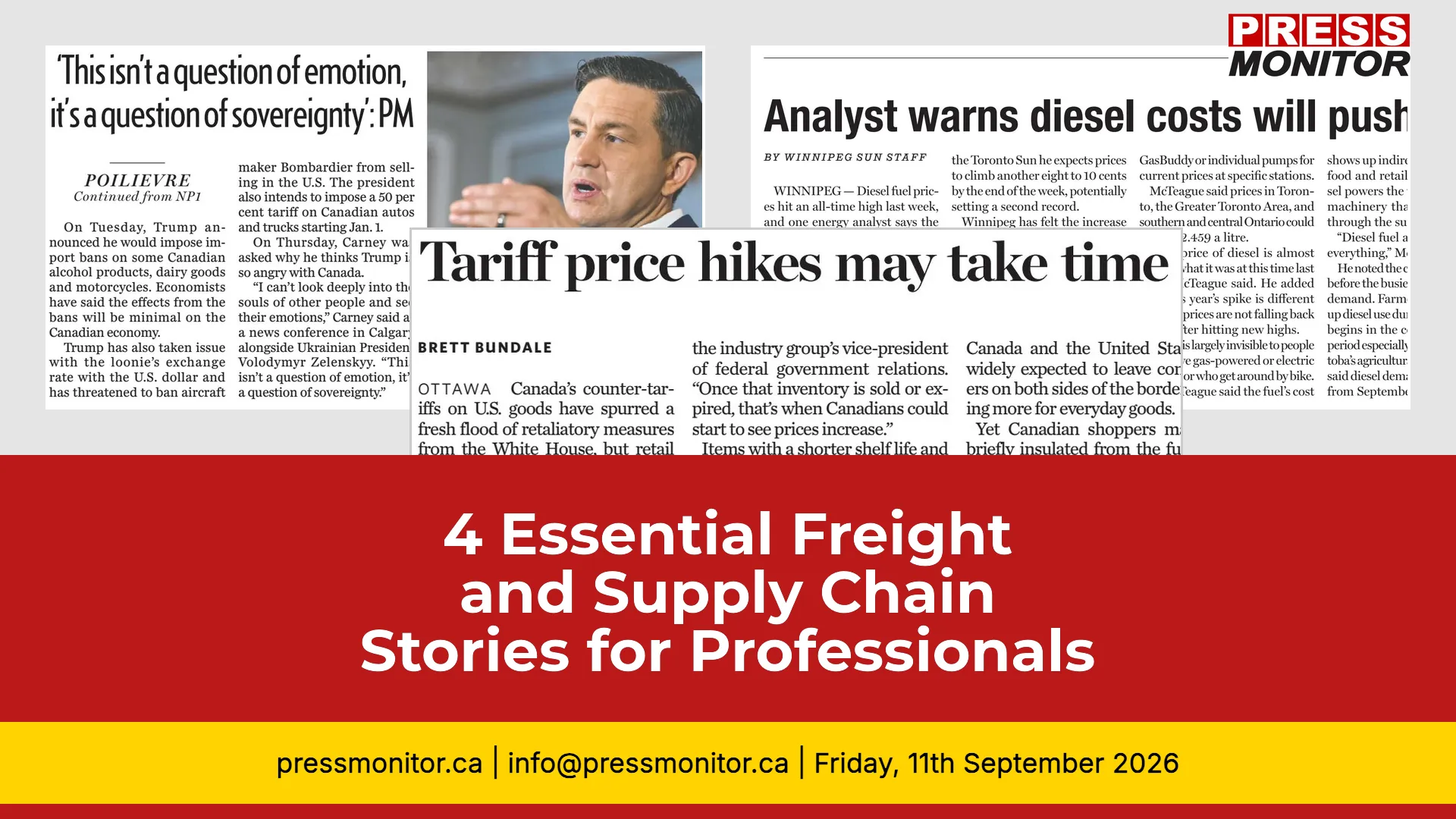 [4] Essential Freight and Supply Chain Stories for Professionals