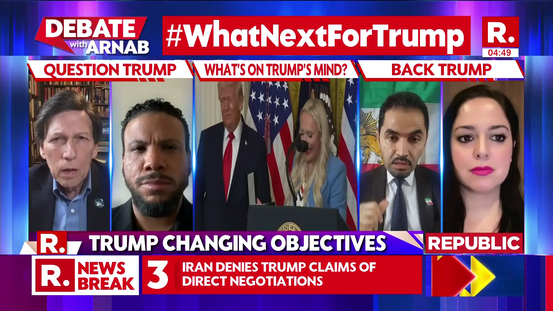 Geopolitical Tensions Dominate republictv's Power Monitor: Iran-US Standoff, Trump's Strategy, and India's Economic Crossroads