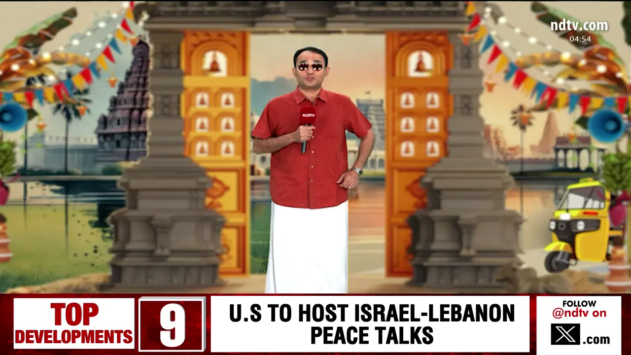 ndtv24x7's Power Monitor: India's Tamil Nadu vote, US-Iran talks and global flashpoints dominate the day's best coverage