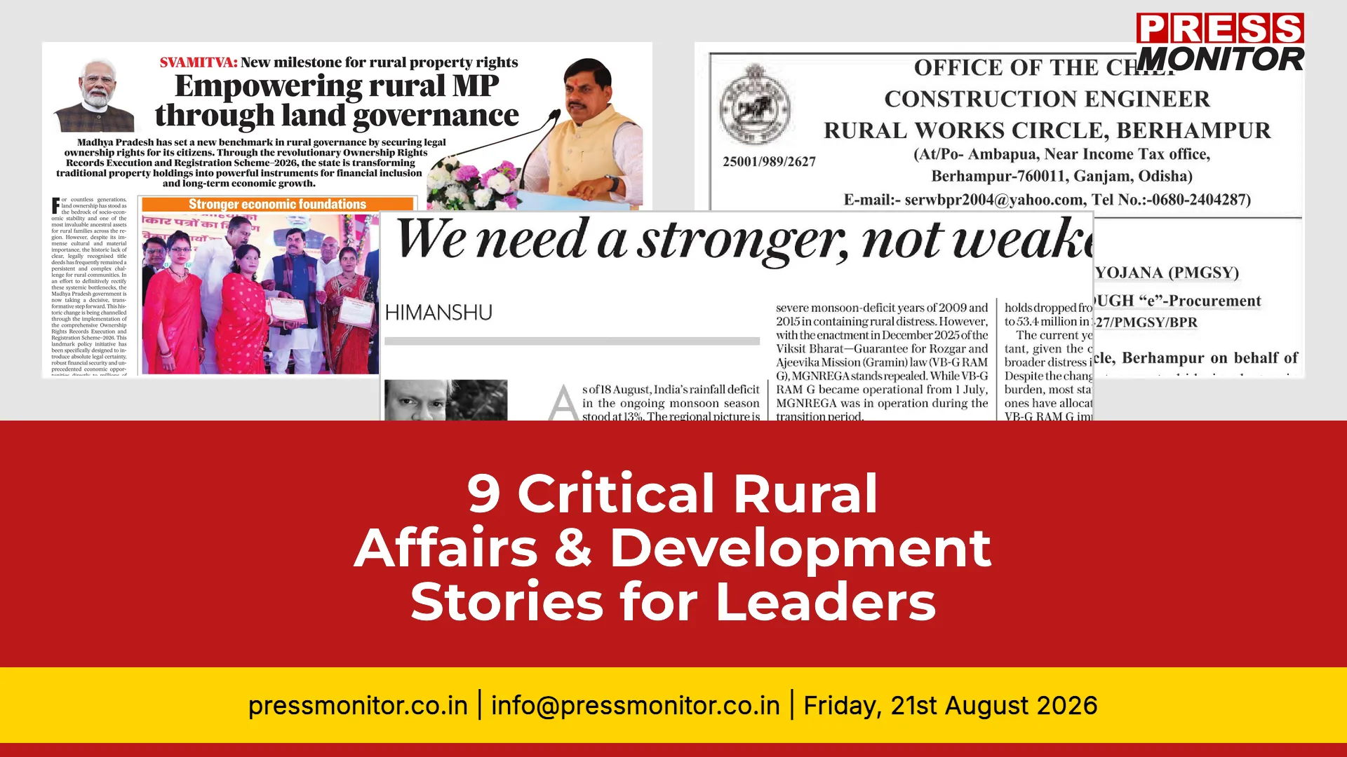 9 Critical Rural Stories for Development Leaders