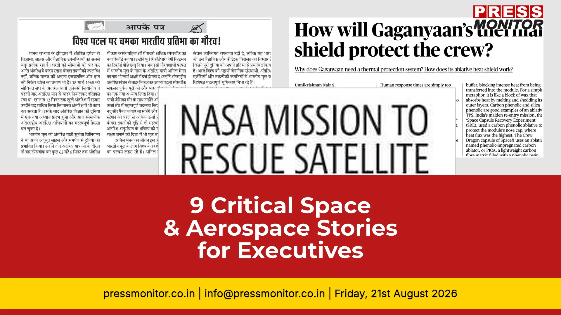 9 Critical Space & Aerospace Stories for Executives