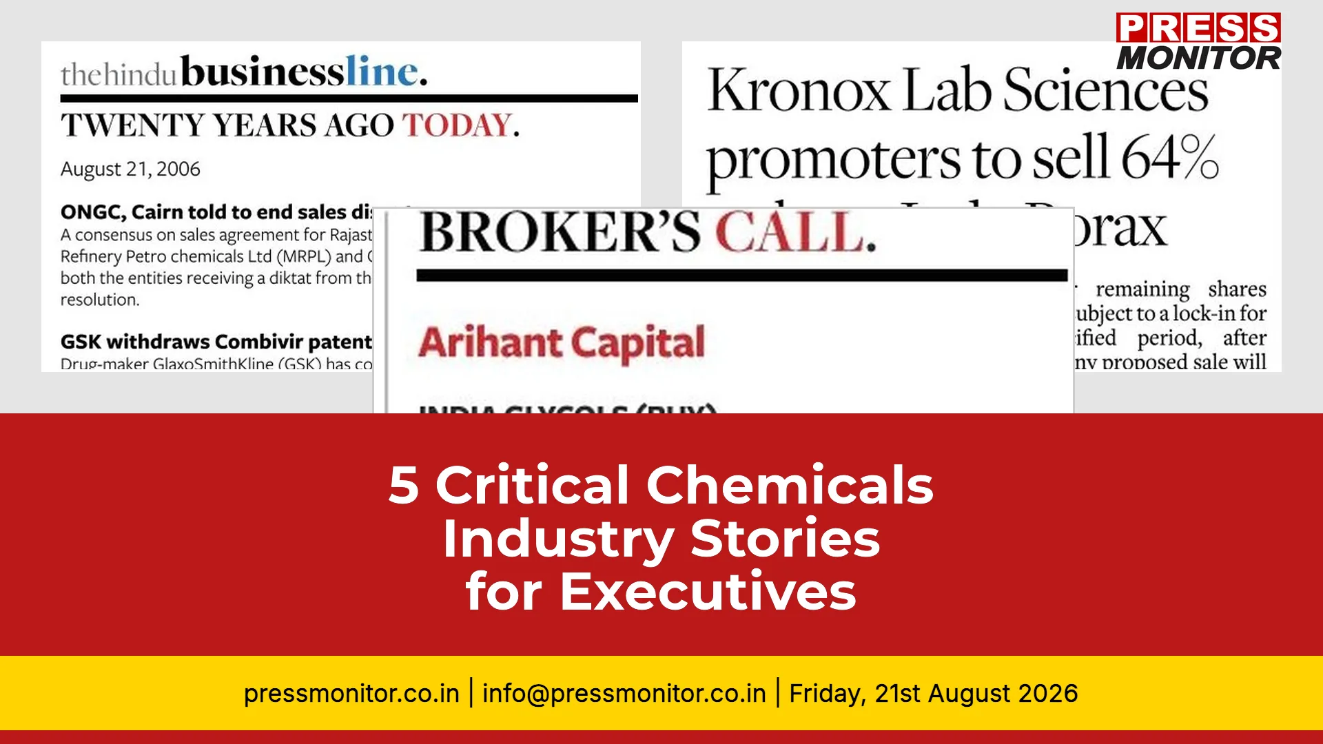 5 Critical Chemicals Industry Stories for Executives