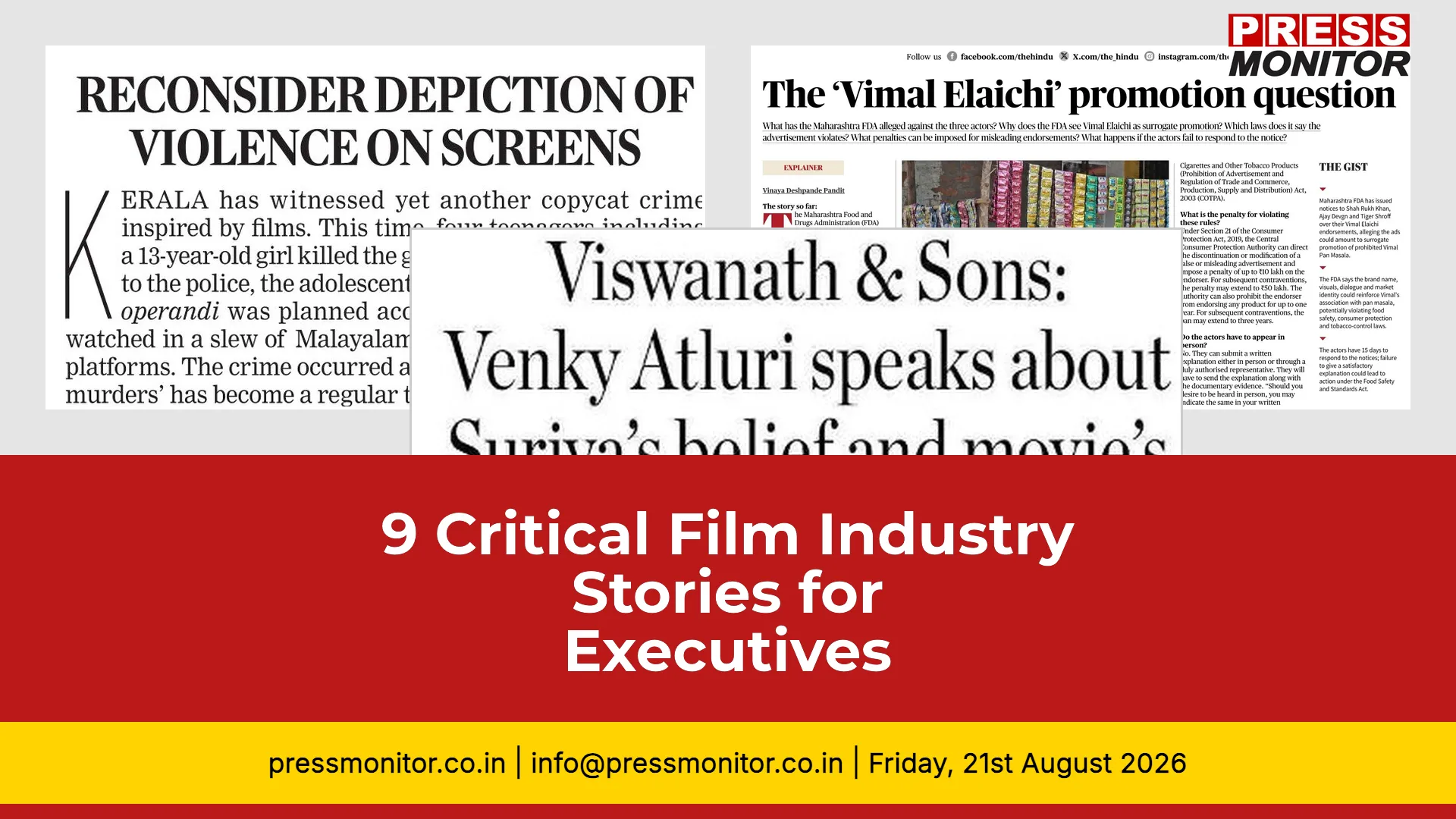 9 Critical Film Industry Stories for Executives