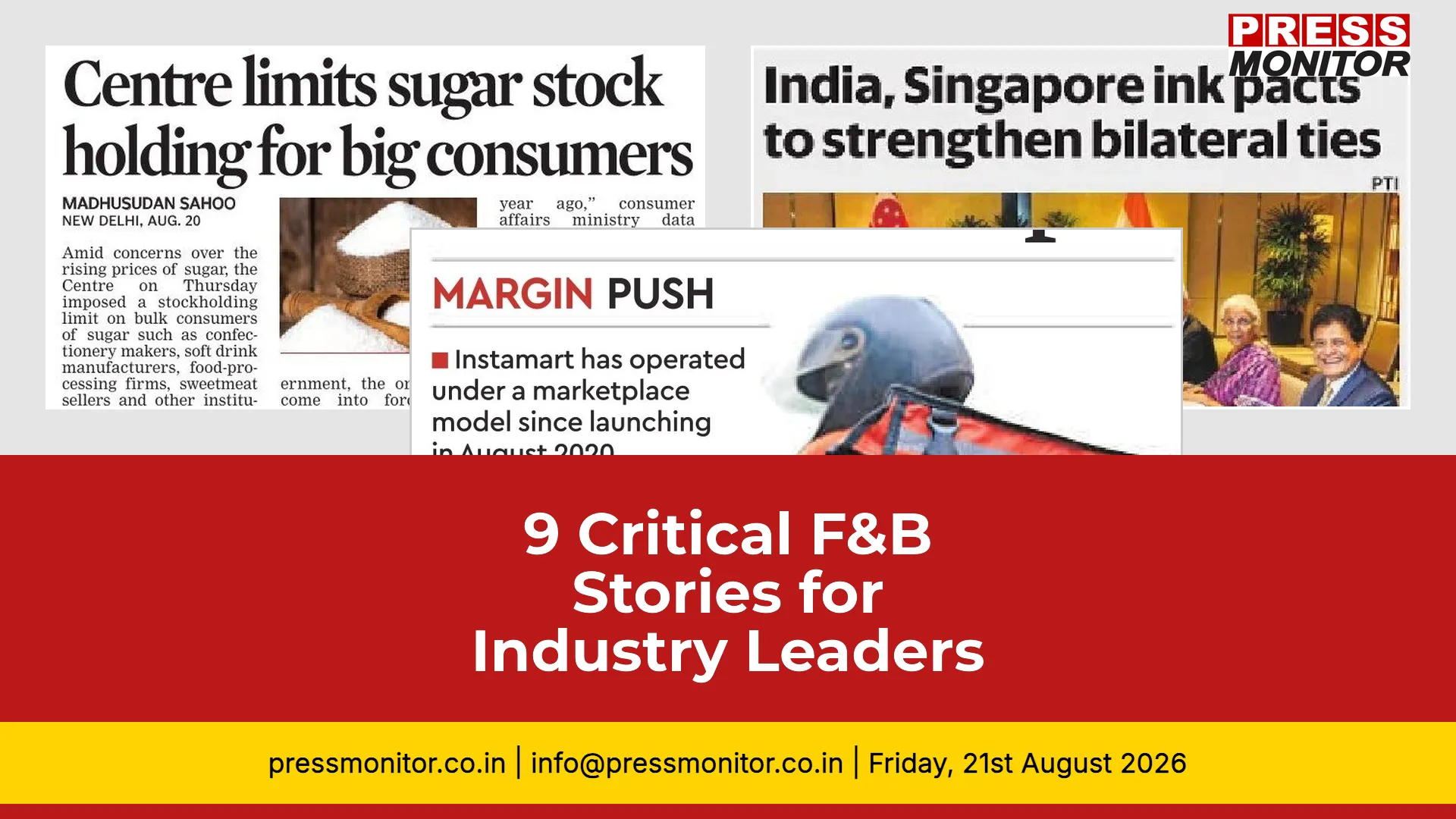 9 Critical F&B Stories for Industry Leaders