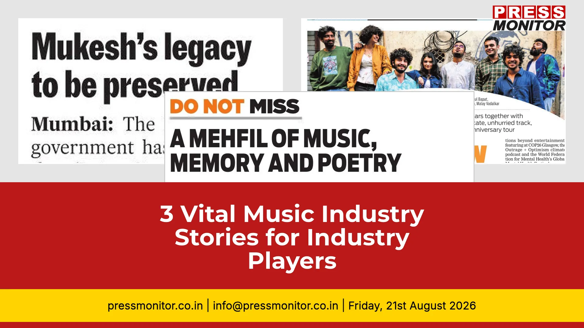 3 Vital Music Industry Stories for Industry Players