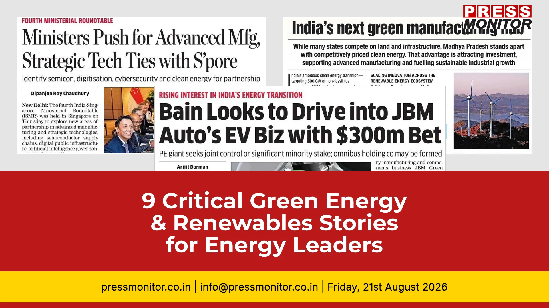 9 Critical Green Energy & Renewables Stories for Energy Leaders