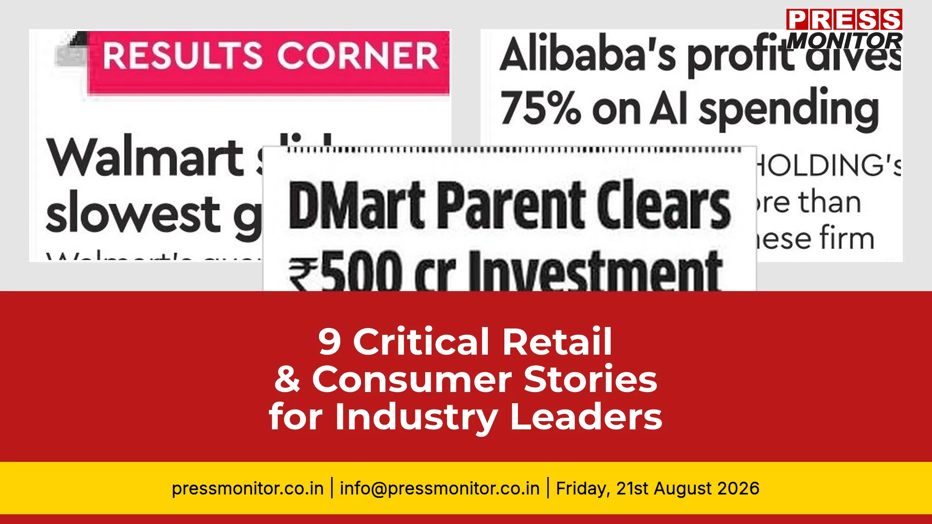 9 Critical Retail & Consumer Stories for Industry Leaders