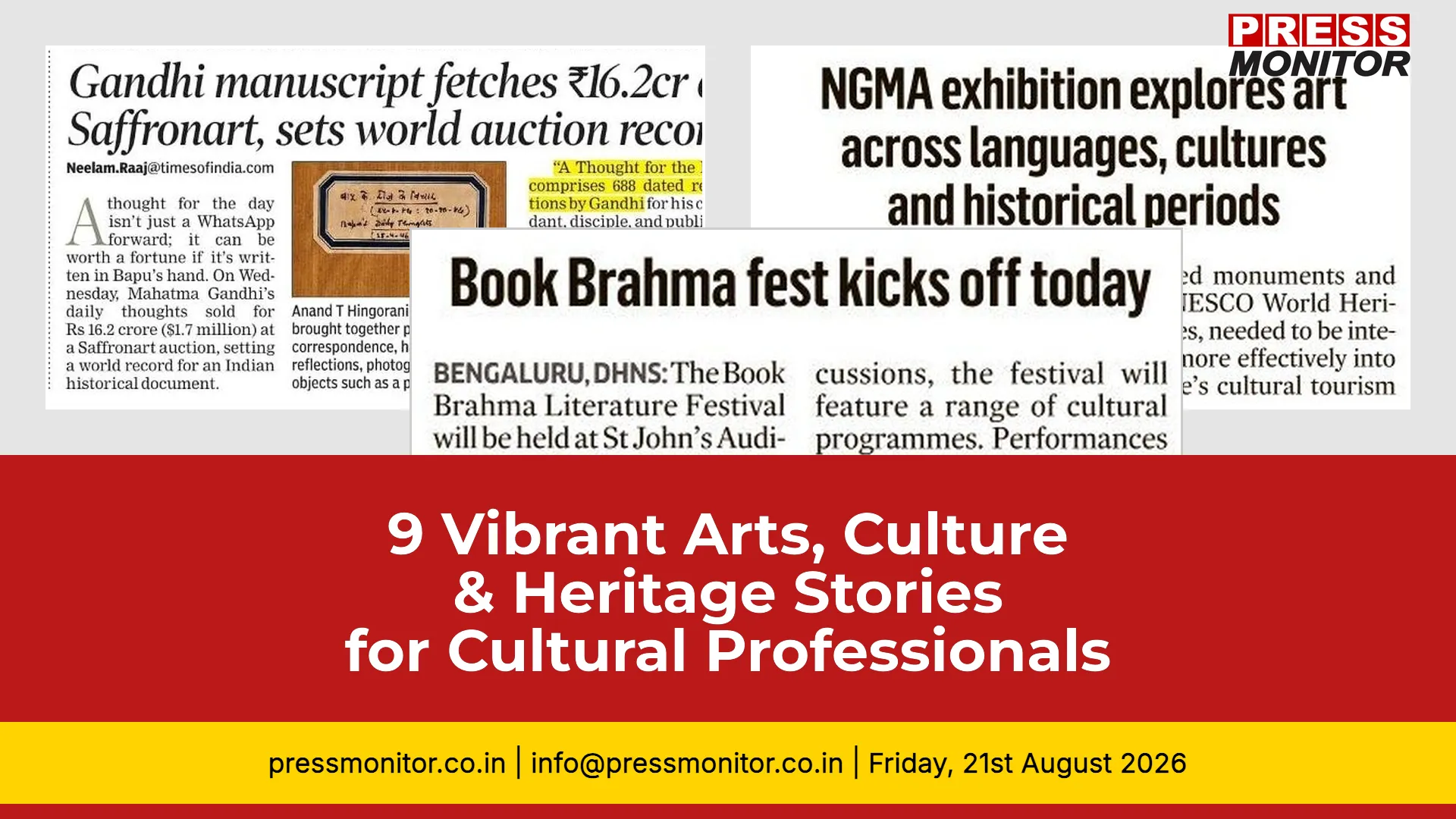 9 Vibrant Arts, Culture & Heritage Stories for Cultural Professionals