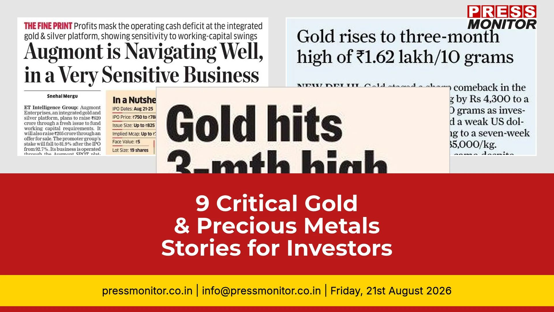 9 Critical Gold & Precious Metals Stories for Investors