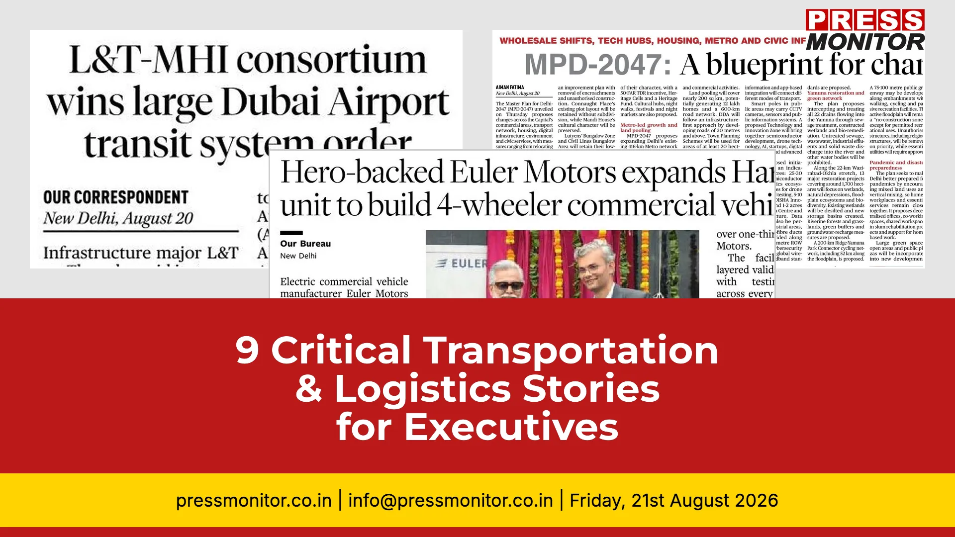 9 Critical Transportation & Logistics Stories for Executives