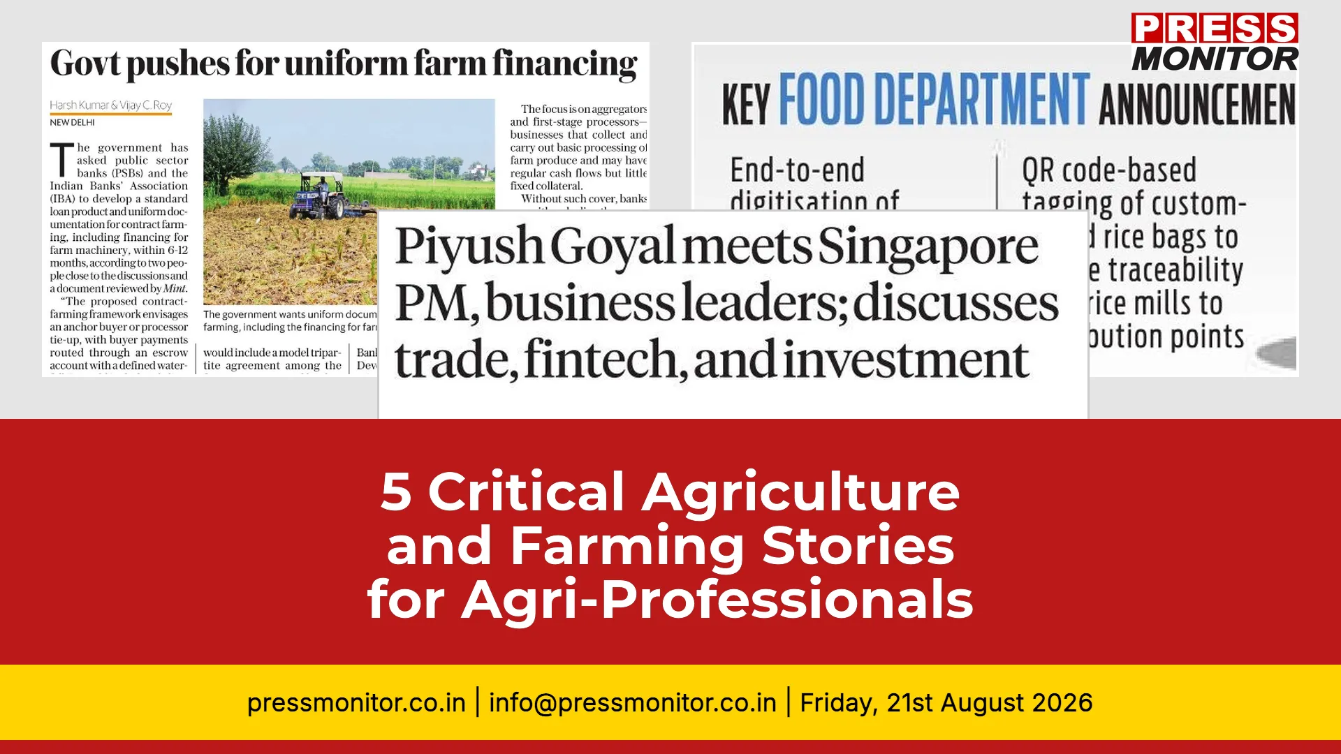 5 Critical Agriculture and Farming Stories for Agri-Professionals