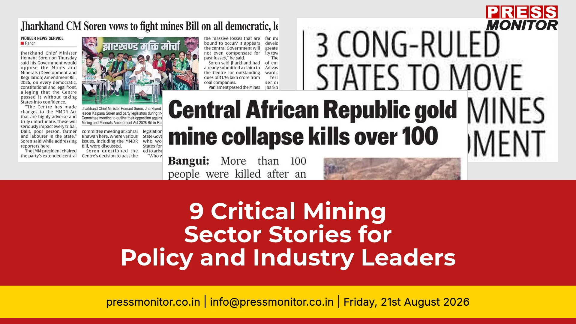 9 Critical Mining Sector Stories for Policy and Industry Leaders
