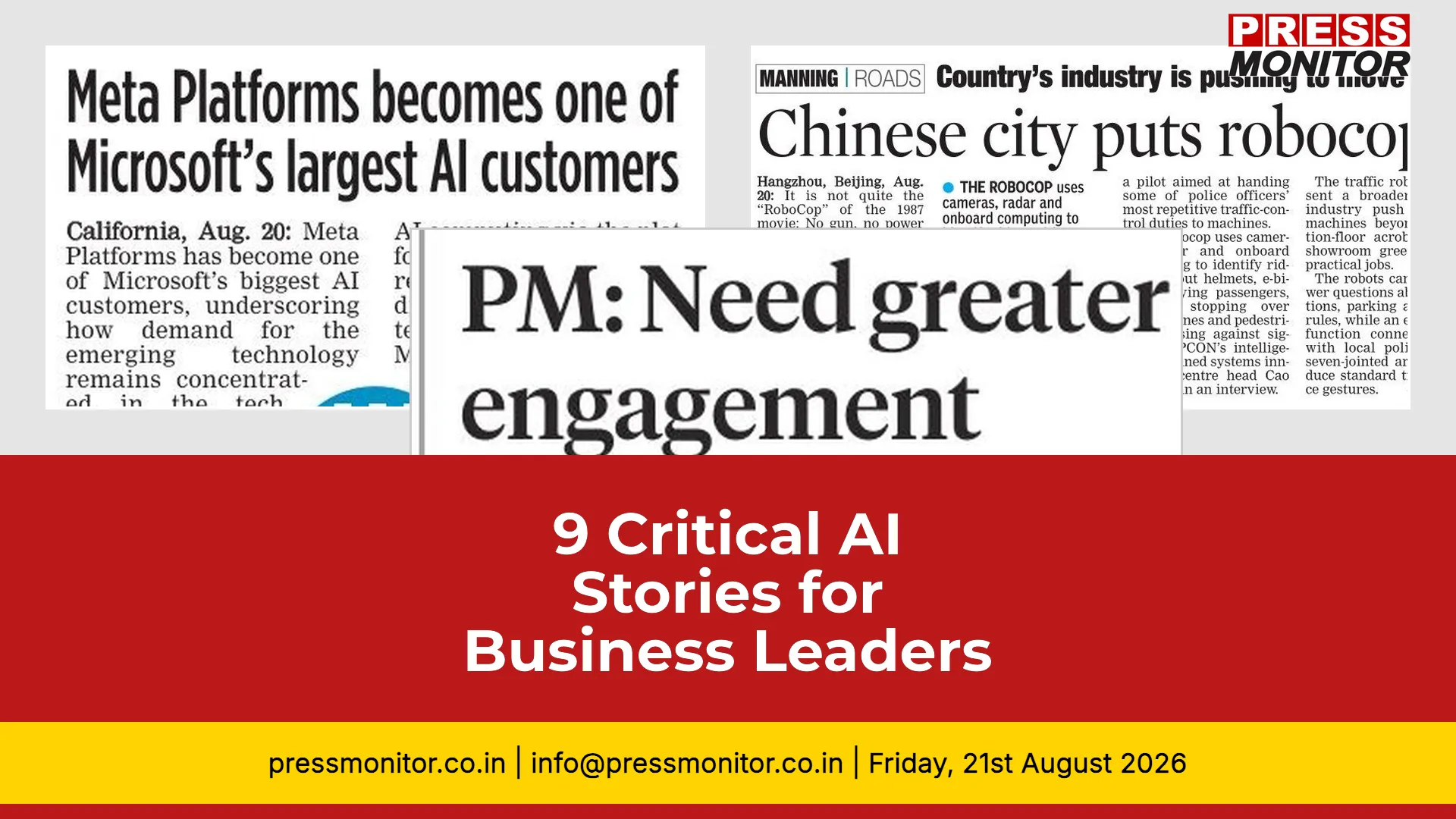 9 Critical AI Stories for Business Leaders