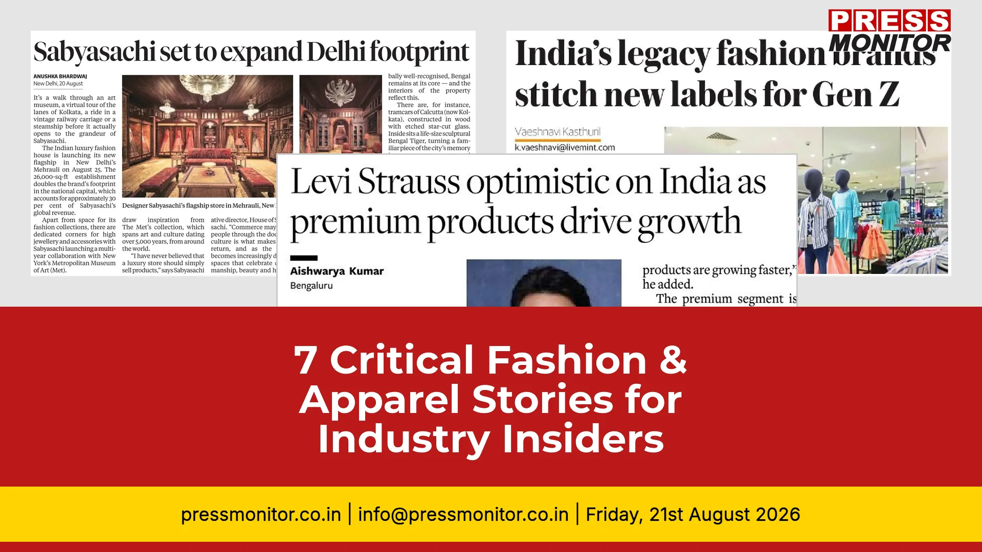 7 Critical Fashion & Apparel Stories for Industry Insiders