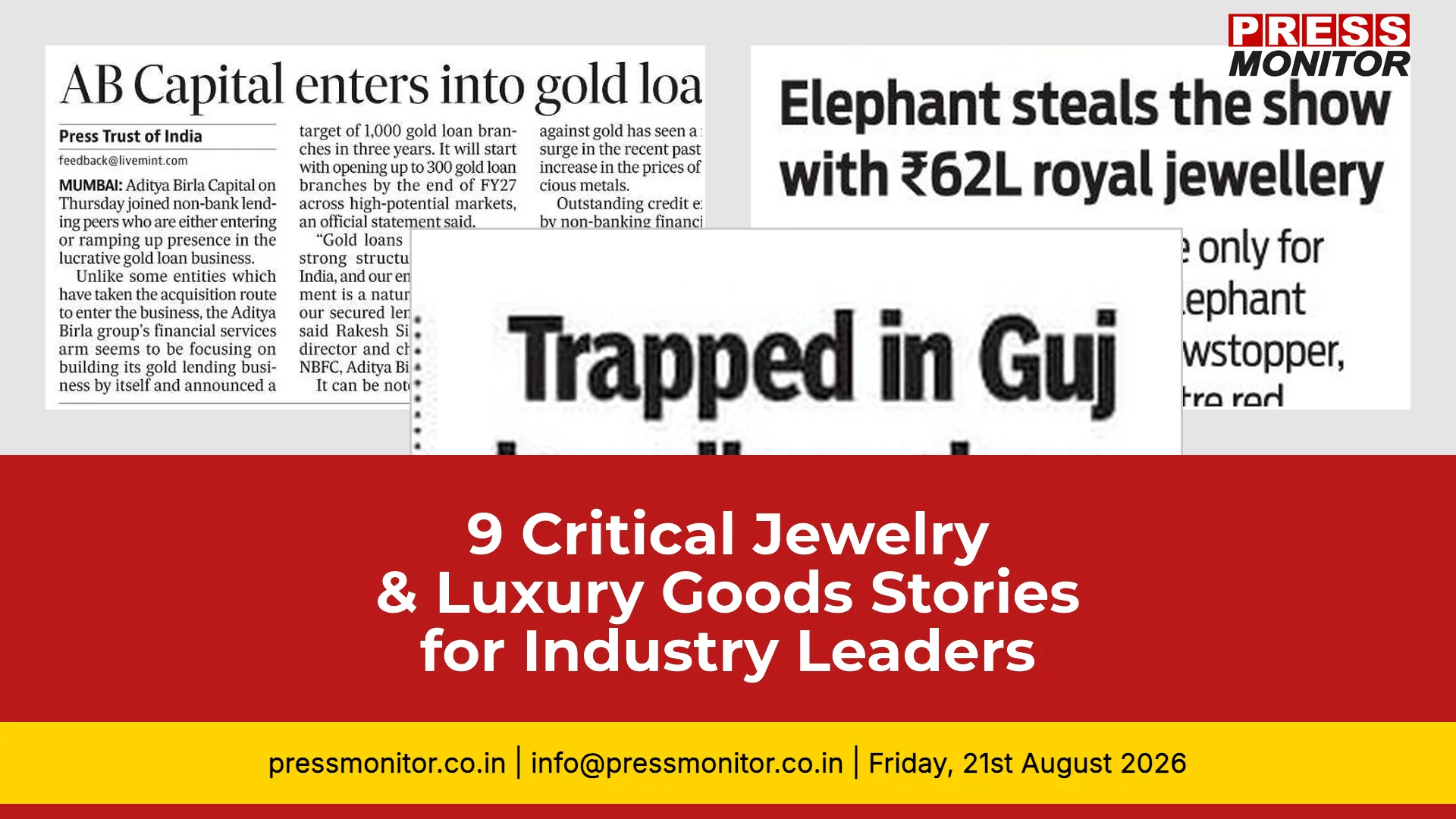 9 Critical Jewelry & Luxury Goods Stories for Industry Leaders