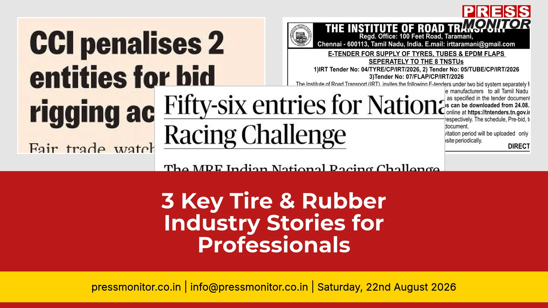 3 Key Tire & Rubber Industry Stories for Professionals