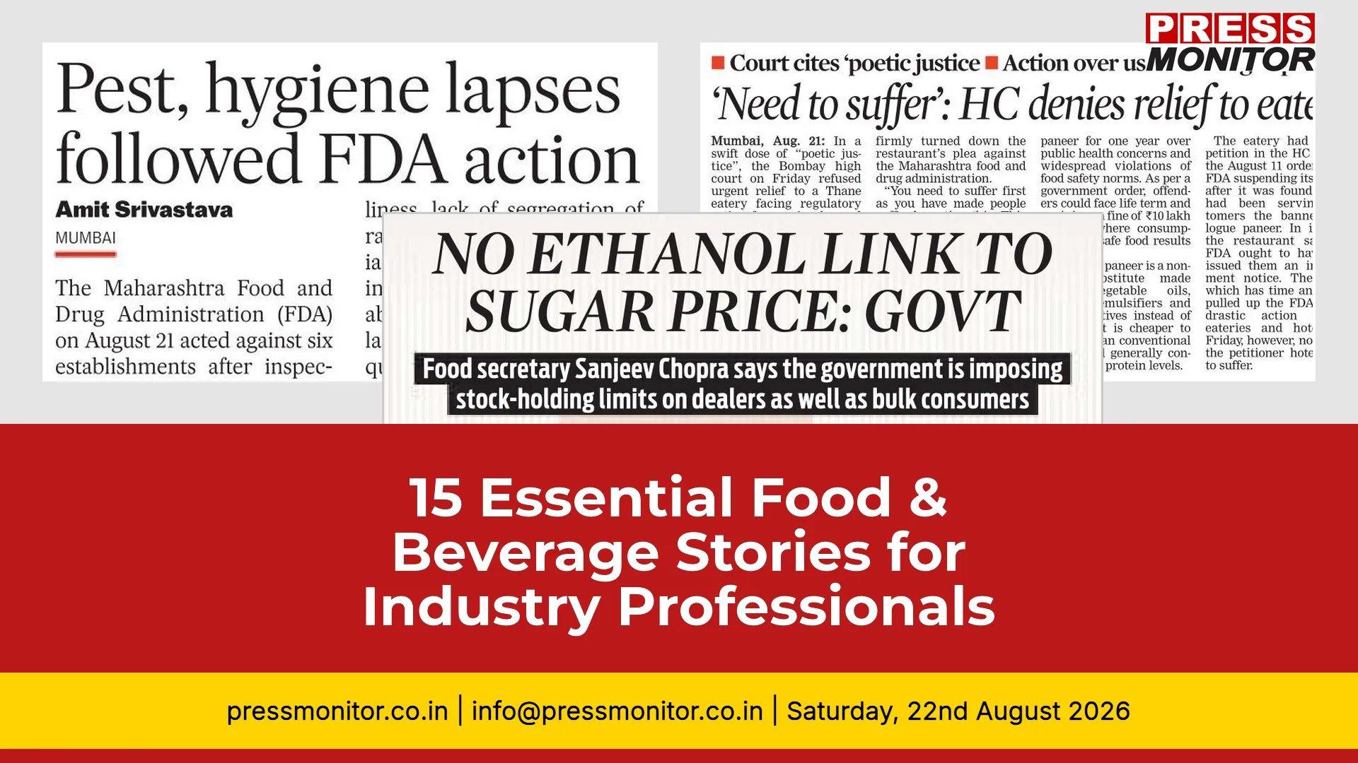 15 Essential Food & Beverage Stories for Industry Professionals
