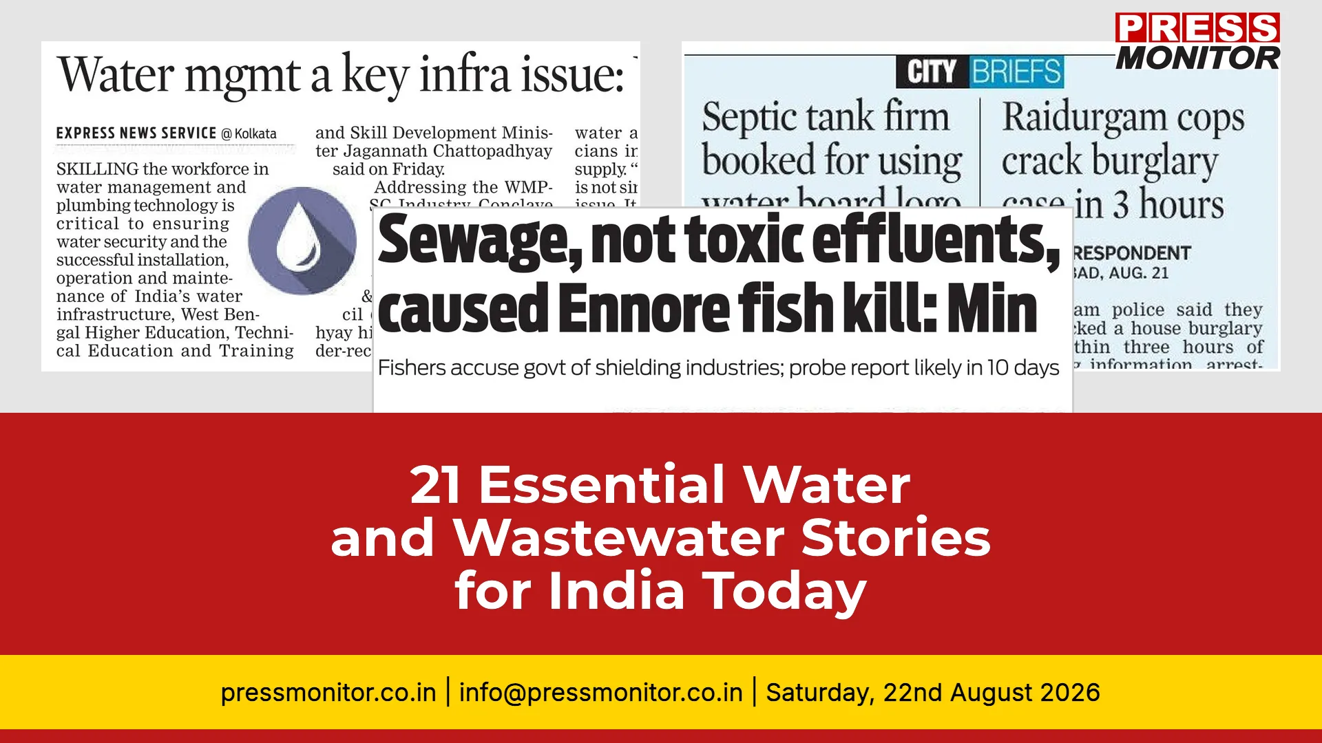 21 Essential Water & Wastewater Stories for India Today