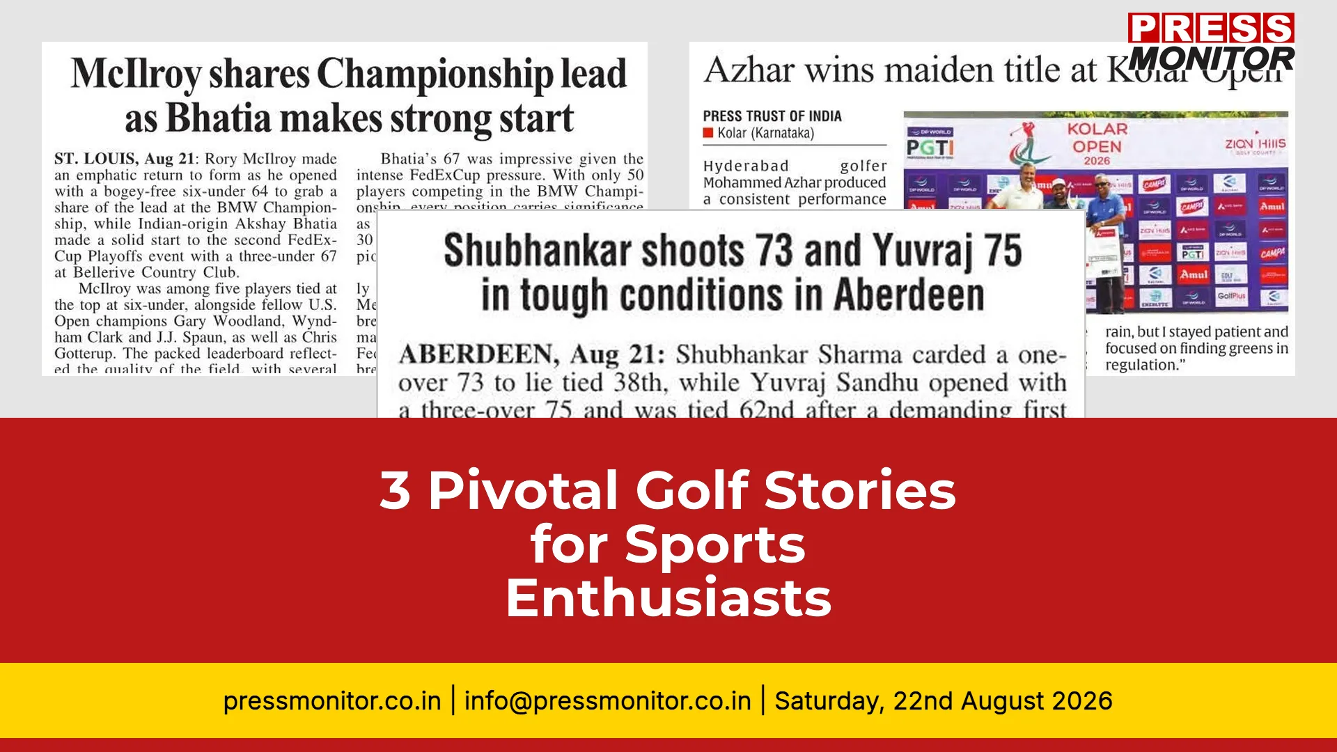3 Pivotal Golf Stories for Sports Enthusiasts