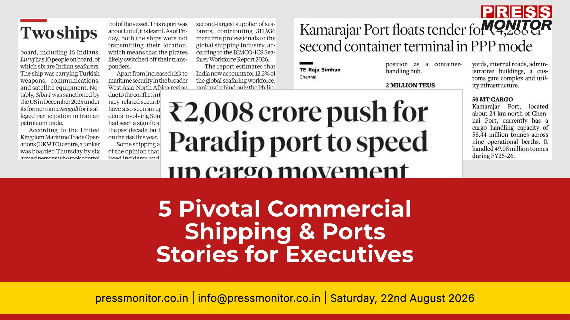 5 Pivotal Commercial Shipping & Ports Stories for Executives