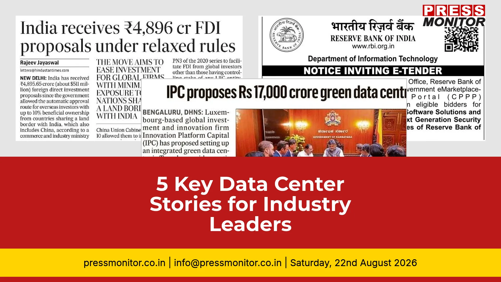5 Key Data Center Stories for Industry Leaders