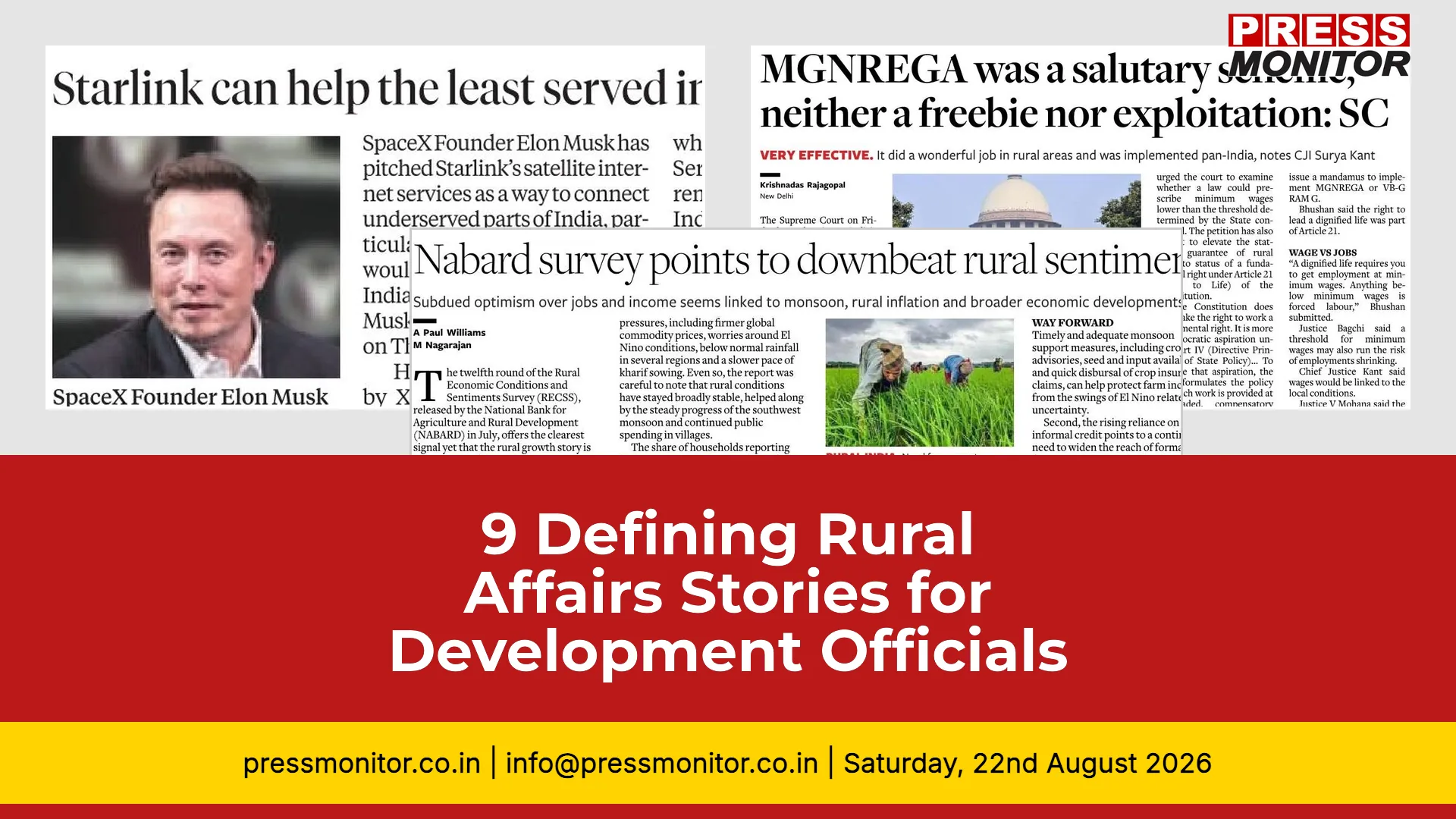 9 Defining Rural Affairs Stories for Development Officials