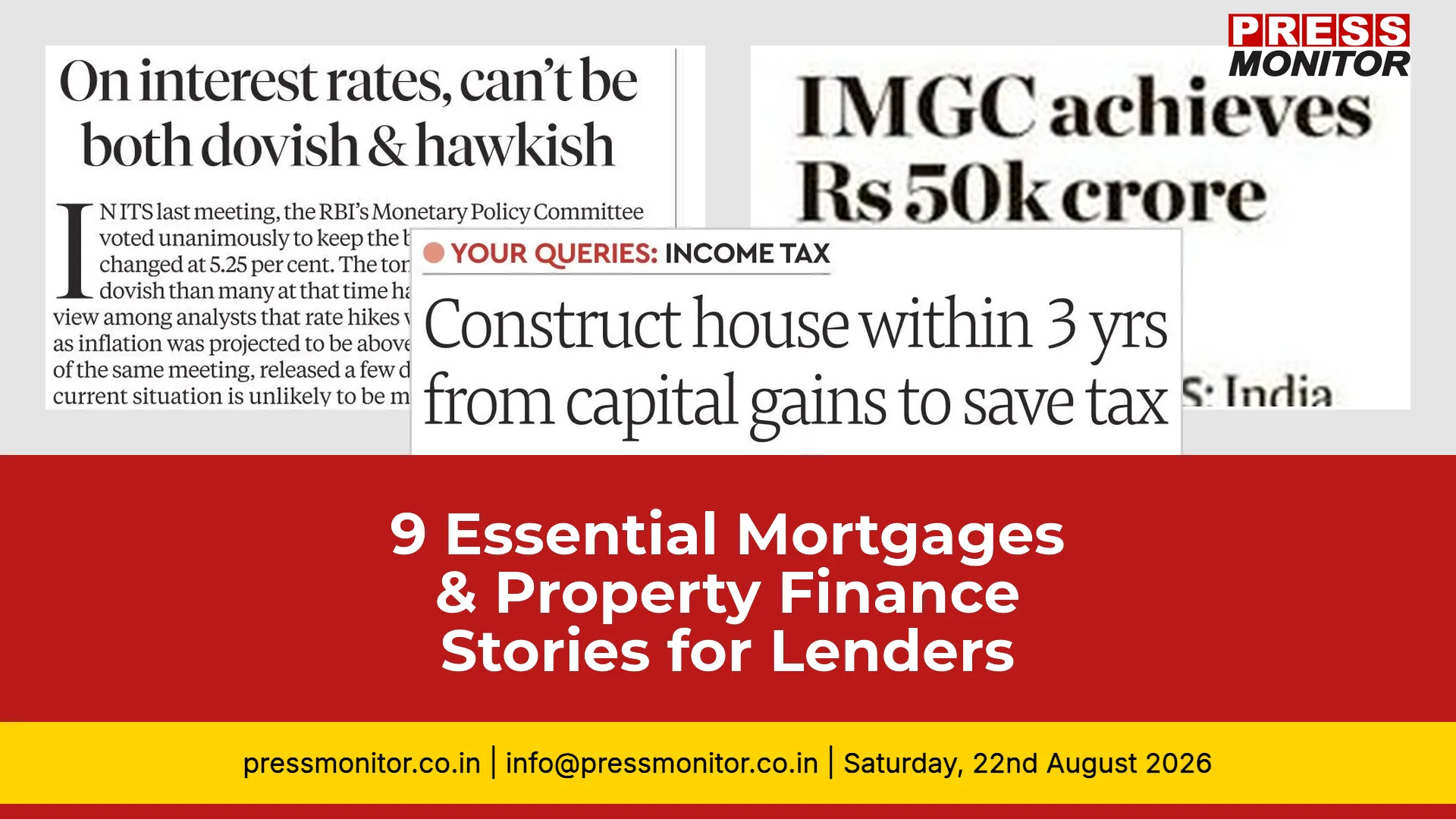 9 Essential Mortgages & Property Finance Stories for Lending Professionals